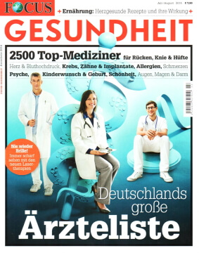 Focus Empfehlung, Gesichtschirurgie & Nasenkorrektur Hamburg, Dr. Arlt