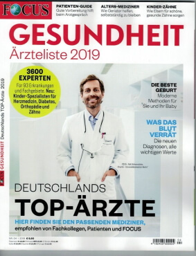 Focus Empfehlung, Gesichtschirurgie & Nasenkorrektur Hamburg, Dr. Arlt